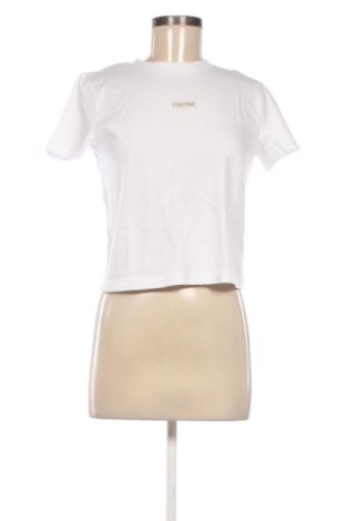 Tricou de femei Calvin Klein Jeans, Mărime S, Culoare Alb, Preț 259,99 Lei