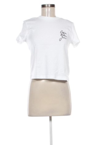 Tricou de femei Calvin Klein Jeans, Mărime S, Culoare Alb, Preț 202,99 Lei