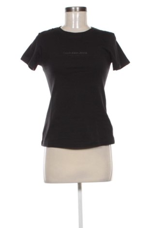 Damen T-Shirt Calvin Klein Jeans, Größe XS, Farbe Schwarz, Preis 19,99 €, #135867163