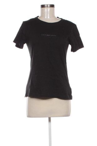 Γυναικείο t-shirt Calvin Klein Jeans, Μέγεθος M, Χρώμα Μαύρο, Τιμή 50,99 €