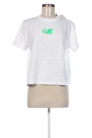 Дамска тениска Calvin Klein Jeans, Размер L, Цвят Бял, Цена 40,90 €
