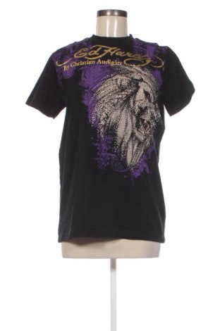 Damen T-Shirt Christian Audigier, Größe M, Farbe Schwarz, Preis 22,99 €