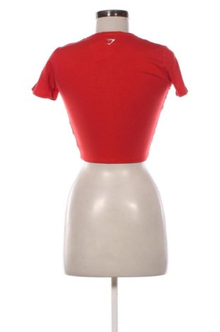 Дамска тениска Gymshark, Размер XS, Цвят Червен, Цена 9,21 €