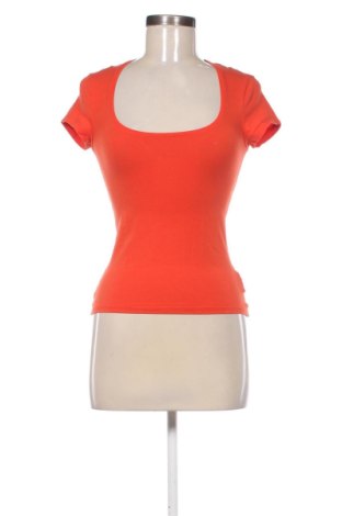 Damen T-Shirt H&M, Größe S, Farbe Orange, Preis 8,68 €