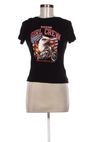 Дамска тениска H&M Divided, Размер XS, Цвят Черен, Цена 9,00 €