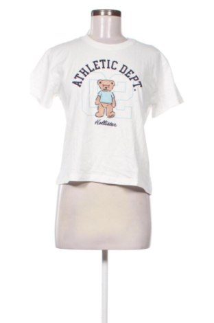 Γυναικείο t-shirt Hollister, Μέγεθος S, Χρώμα Εκρού, Τιμή 25,99 €
