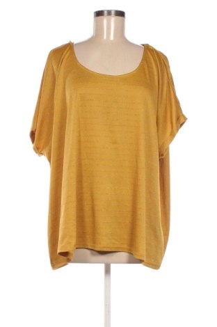Γυναικείο t-shirt Janina, Μέγεθος XXL, Χρώμα Χρυσαφί, Τιμή 9,99 €