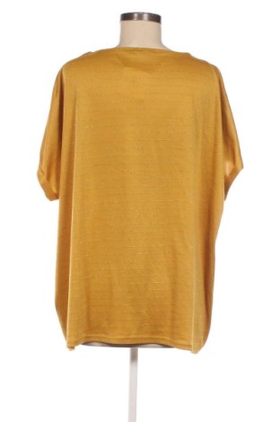 Γυναικείο t-shirt Janina, Μέγεθος XXL, Χρώμα Χρυσαφί, Τιμή 9,99 €