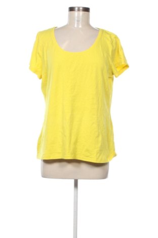 Γυναικείο t-shirt Janina, Μέγεθος XXL, Χρώμα Κίτρινο, Τιμή 9,99 €