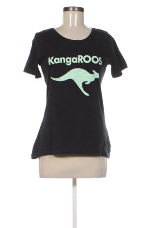 Γυναικείο t-shirt Kangaroos, Μέγεθος M, Χρώμα Μαύρο, Τιμή 9,99 €
