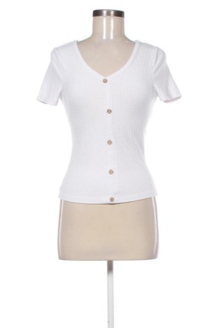 Γυναικείο t-shirt Lascana, Μέγεθος S, Χρώμα Λευκό, Τιμή 11,99 €