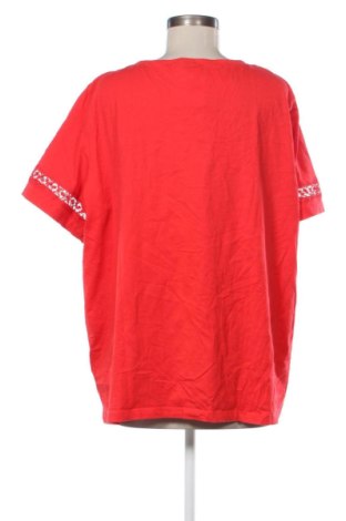 Γυναικείο t-shirt Laura Torelli, Μέγεθος XXL, Χρώμα Κόκκινο, Τιμή 9,99 €