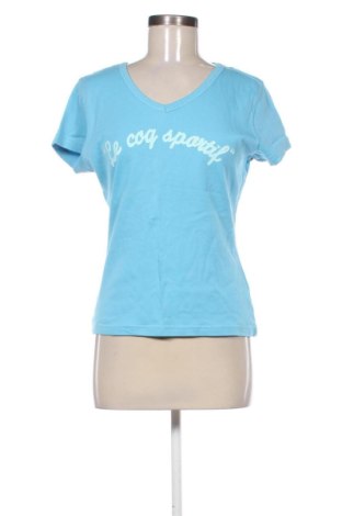 Damen T-Shirt Le Coq Sportif, Größe L, Farbe Blau, Preis € 17,99