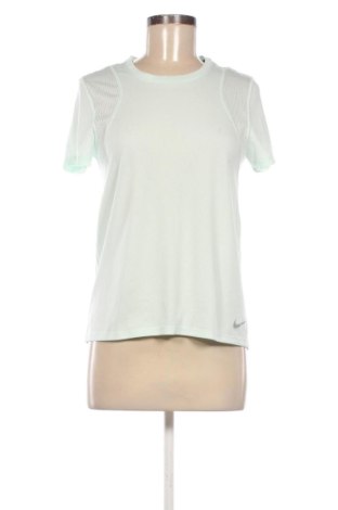 Γυναικείο t-shirt Nike, Μέγεθος S, Χρώμα Πράσινο, Τιμή 13,81 €