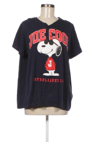 Dámske tričko Peanuts, Veľkosť XXL, Farba Modrá, Cena  9,95 €