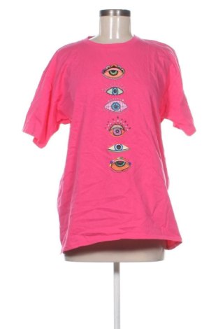 Γυναικείο t-shirt Pinned by K, Μέγεθος L, Χρώμα Ρόζ , Τιμή 10,99 €