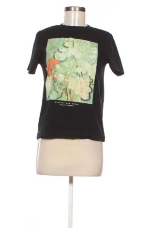 Дамска тениска Reserved, Размер XS, Цвят Черен, Цена 9,00 €