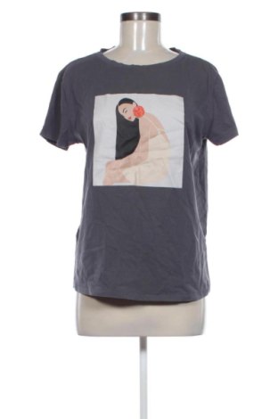 Γυναικείο t-shirt Reserved, Μέγεθος L, Χρώμα Γκρί, Τιμή 9,00 €