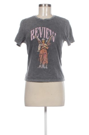 Damen T-Shirt Review, Größe S, Farbe Grau, Preis 9,14 €