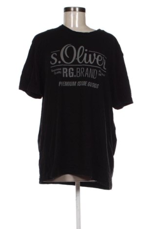 Dámske tričko S.Oliver, Veľkosť XXL, Farba Čierna, Cena  9,95 €