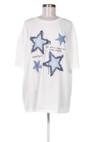 Γυναικείο t-shirt SHEIN, Μέγεθος XL, Χρώμα Λευκό, Τιμή 7,99 €