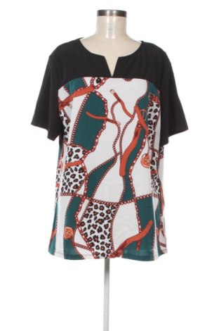 Дамска тениска SHEIN, Размер XXL, Цвят Многоцветен, Цена 7,66 €