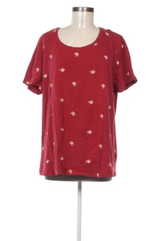 Γυναικείο t-shirt Sheego, Μέγεθος XXL, Χρώμα Κόκκινο, Τιμή 9,99 €