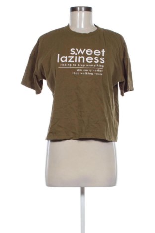 Dámske tričko Sinsay, Veľkosť M, Farba Zelená, Cena  9,00 €