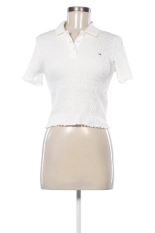 Női póló Tommy Jeans, Méret M, Szín Fehér, Ár 28 179 Ft