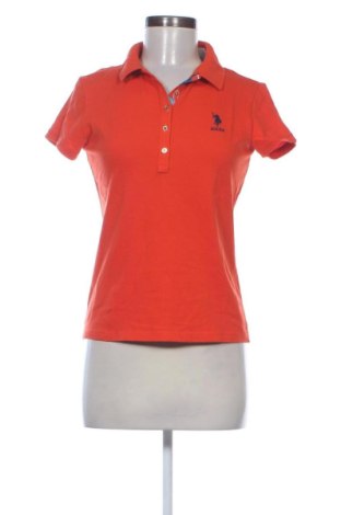 Damen T-Shirt U.S. Polo Assn., Größe M, Farbe Orange, Preis € 30,64