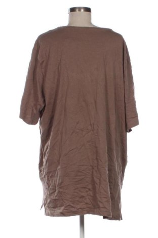 Damen T-Shirt Ulla Popken, Größe 5XL, Farbe Braun, Preis 11,99 €