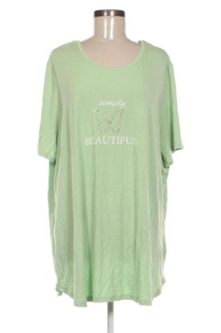 Damen T-Shirt Unbranded, Größe 4XL, Farbe Grün, Preis 11,99 €