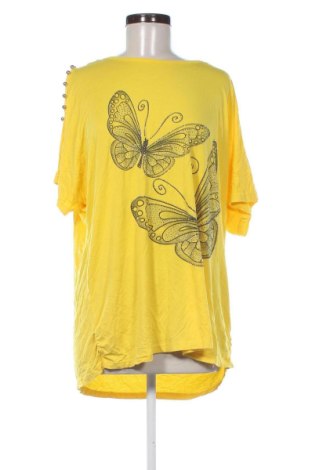 Γυναικείο t-shirt Unbranded, Μέγεθος XL, Χρώμα Κίτρινο, Τιμή 8,99 €