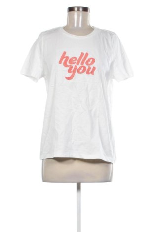 Γυναικείο t-shirt Vero Moda, Μέγεθος L, Χρώμα Λευκό, Τιμή 8,99 €