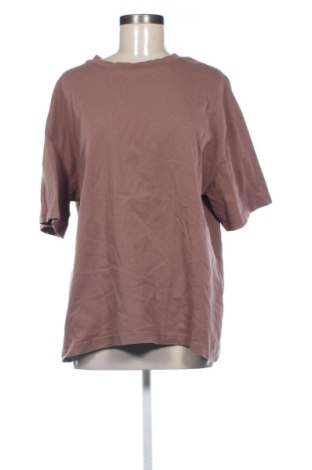 Damski T-shirt Zara, Rozmiar L, Kolor Brązowy, Cena 29,99 zł