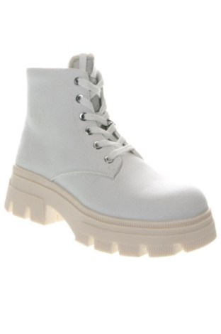 Damskie botki Calvin Klein Jeans, Rozmiar 37, Kolor Biały, Cena 679,99 zł
