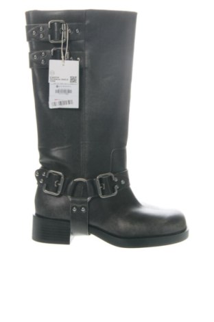 Дамски ботуши Stradivarius, Размер 35, Цвят Черен, Цена 56,34 €