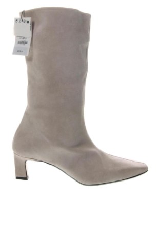 Дамски ботуши Zara, Размер 39, Цвят Сив, Цена 71,66 €