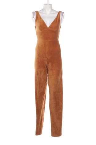 Дамски дълъг гащеризон Bershka, Размер S, Цвят Кафяв, Цена 39,88 €