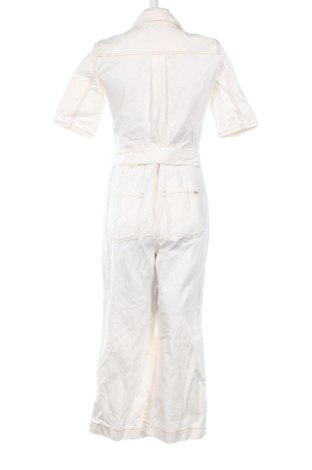 Дамски дълъг гащеризон Massimo Dutti, Размер M, Цвят Бял, Цена 49,00 €