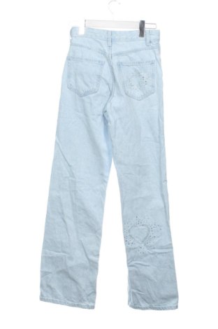 Dámské džíny  Bershka, Velikost XS, Barva Modrá, Cena  439,00 Kč