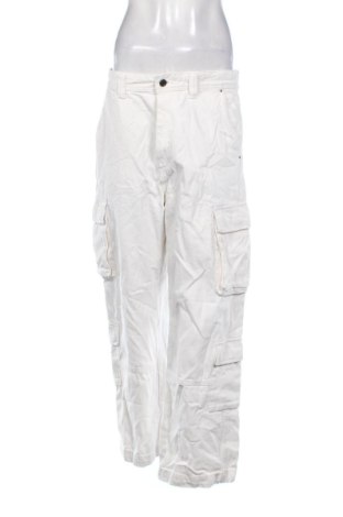 Dámské džíny  Bershka, Velikost L, Barva Krémová, Cena  439,00 Kč