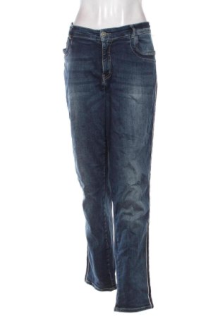 Damskie jeansy Gina Laura, Rozmiar XXL, Kolor Niebieski, Cena 110,99 zł