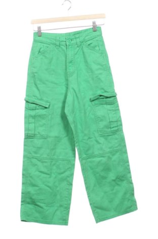 Дамски дънки H&M Divided, Размер XS, Цвят Зелен, Цена 7,38 €