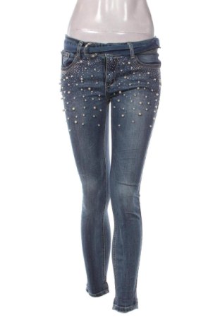 Γυναικείο Τζίν Miss Bonbon, Μέγεθος L, Χρώμα Μπλέ, Τιμή 11,99 €