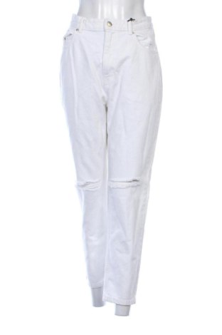 Дамски дънки Pull&Bear, Размер L, Цвят Бял, Цена 27,68 €
