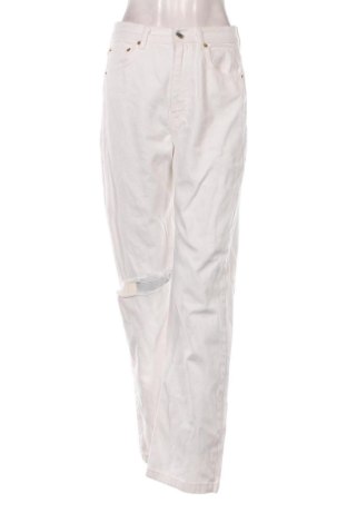 Blugi de femei Pull&Bear, Mărime S, Culoare Alb, Preț 120,52 Lei