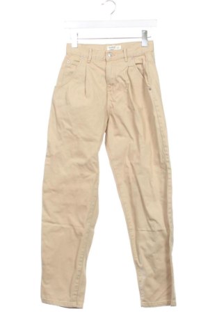 Γυναικείο Τζίν Pull&Bear, Μέγεθος XXS, Χρώμα  Μπέζ, Τιμή 14,77 €