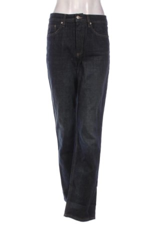 Blugi de femei Zara, Mărime L, Culoare Albastru, Preț 85,99 Lei