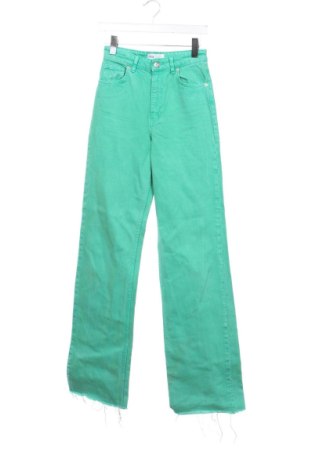 Damen Jeans Zara, Größe XS, Farbe Grün, Preis 15,99 €